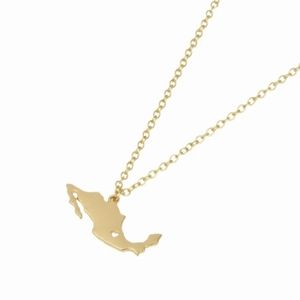 NWOT Mexico Gold Necklace